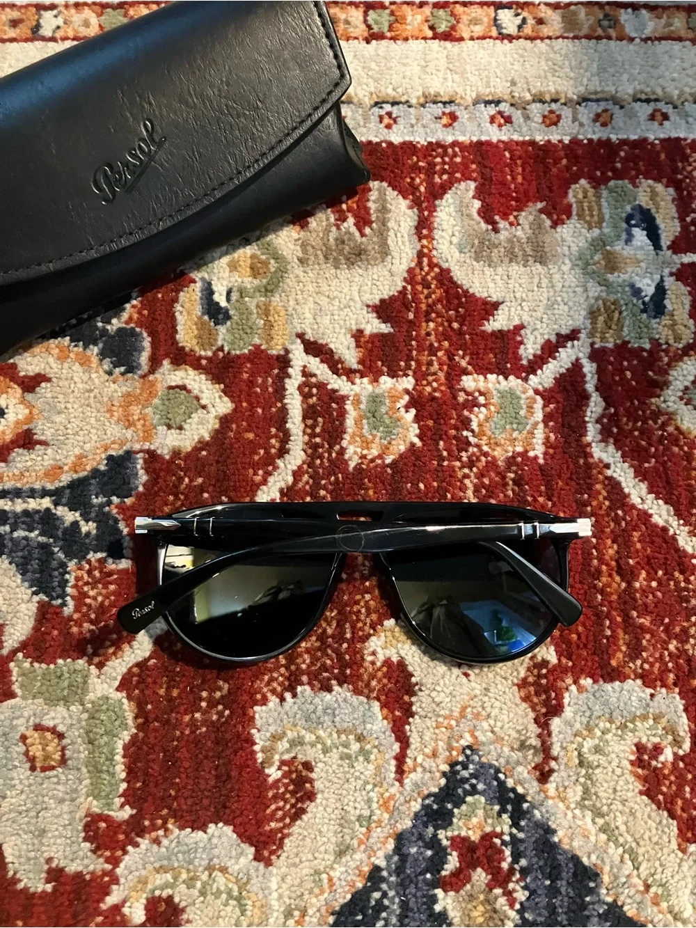 Persol 3301-S Sunglasses Black Unisex - Picture 4 of 8